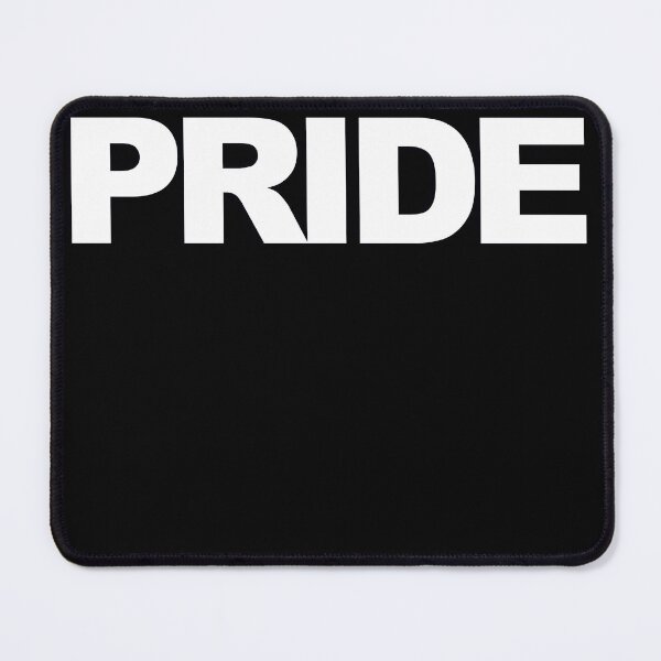 Item preview, PRIDE — White Minimal Bold Type Statement designed and sold by WORDPAUSE.