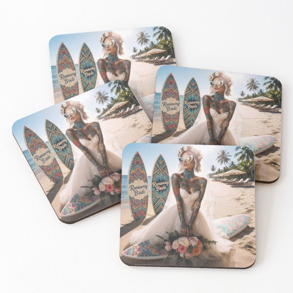 Item preview, Rocker Bride Surfboard Party designed and sold by Voodoo Store Paranormal Collections.