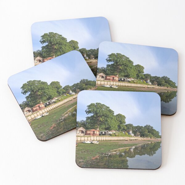 Item preview, Beach Huts & Seaweed, Waldringfield Beach designed and sold by wiggyofipswich.