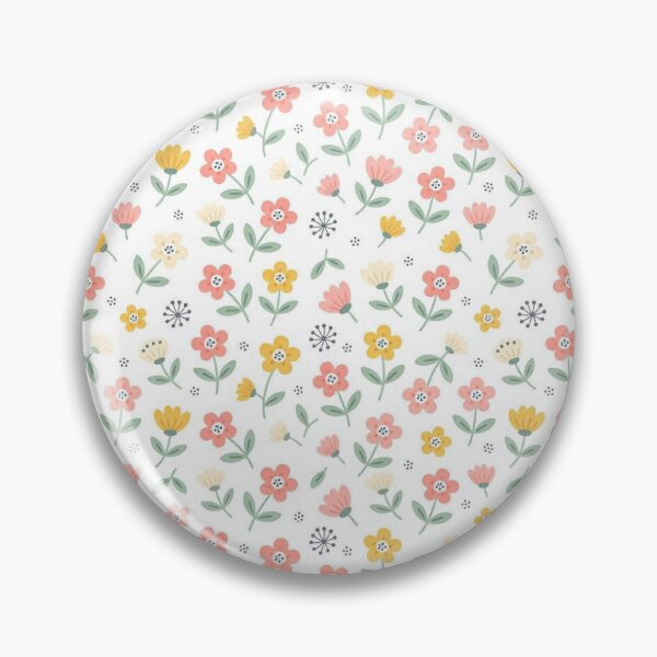 Item preview, Cute Ditsy Floral Seamless Pattern in Pastel Pink and Yellow designed and sold by brandingpro.