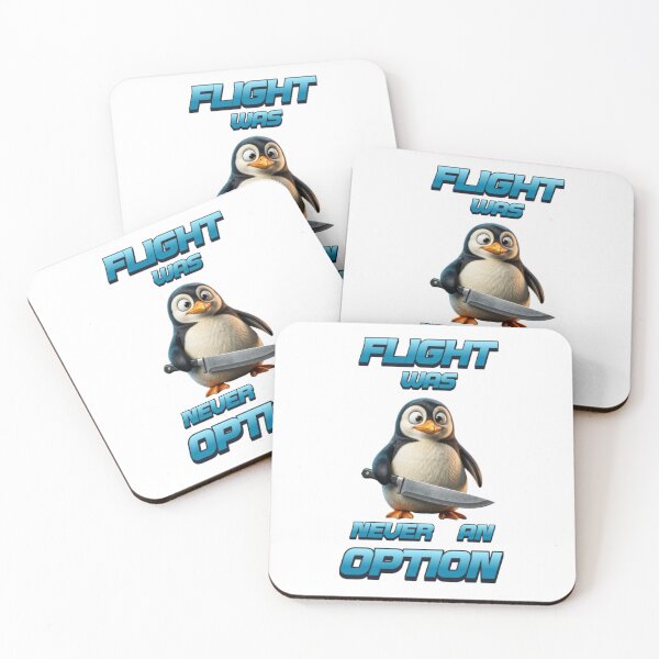 Item preview, Flight Was Never An Option Funny Penguin  designed and sold by TheEndDesign.