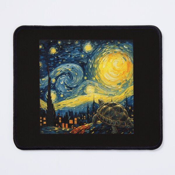 Item preview, Turtle Starry Night Van Gogh Art Lover Men Women designed and sold by antoniaautzer.