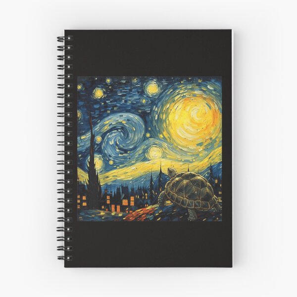 Item preview, Turtle Starry Night Van Gogh Art Lover Men Women designed and sold by antoniaautzer.