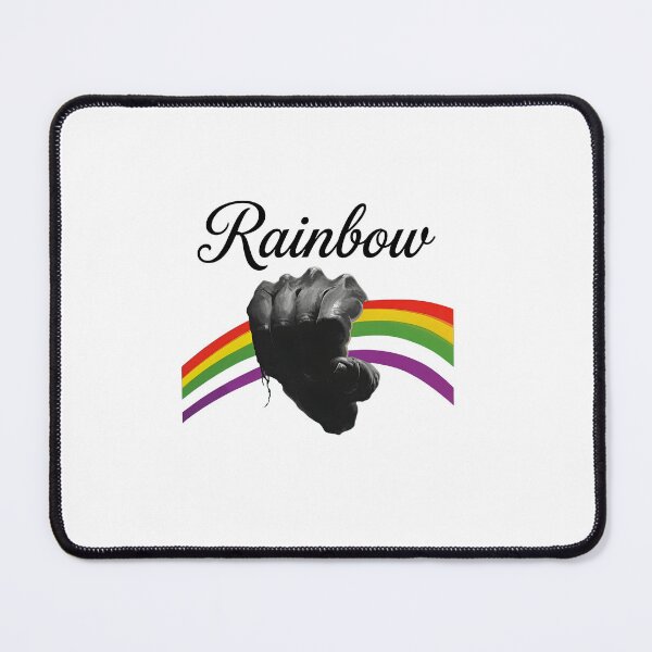Item preview, Power Fist Rainbow Symbol Typography designed and sold by snugglee.