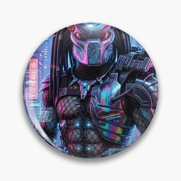 Item preview, Cyberpunk Predator Neon Warrior Art designed and sold by PowerArtUa.