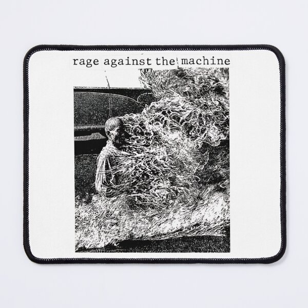 Item preview, Flaming Protest Figure Monochrome Art designed and sold by snugglee.