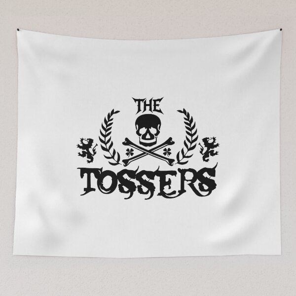 Item preview, Skull Crossbones Heraldic Crest Text Emblem designed and sold by snugglee.