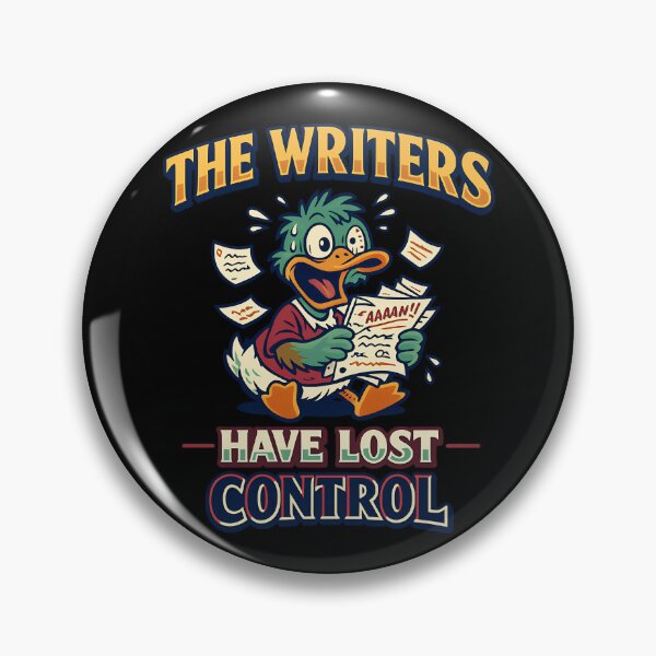 Item preview, The Writers Have Lost Control Funny Author Duck Design designed and sold by TeeTimeTreasure.