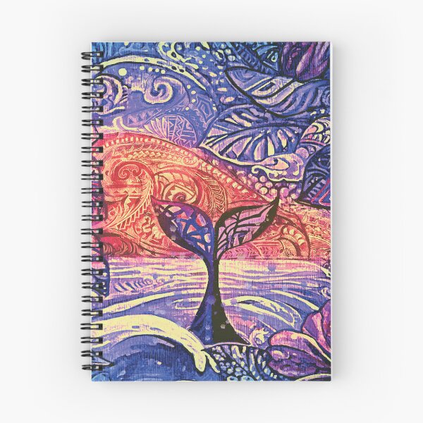 Item preview, Sunset Whale Fluke Hawaiian Abstract - Modern Coastal Art designed and sold by sunnthreads.