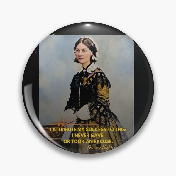 Item preview, Florence Nightingale Quote Painted HD Art designed and sold by DiverseDazzle.