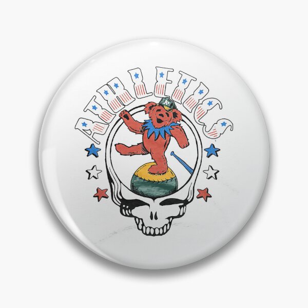 Item preview, Athletics Baseball Grateful Dead Steal Your Face Bear designed and sold by Hewstyle.