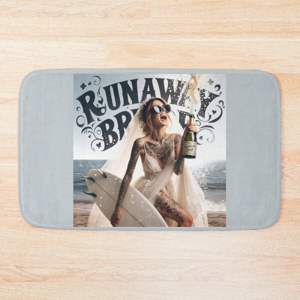 Item preview, Rocker Bride Spraying Champagne designed and sold by Voodoo Store Paranormal Collections.