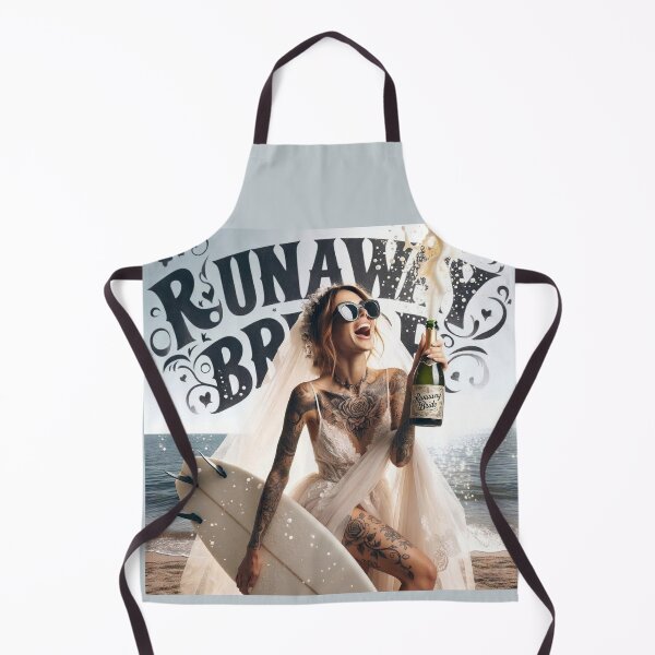 Item preview, Rocker Bride Spraying Champagne designed and sold by Voodoo Store Paranormal Collections.