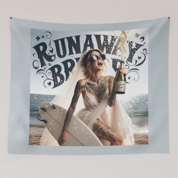 Item preview, Rocker Bride Spraying Champagne designed and sold by Voodoo Store Paranormal Collections.