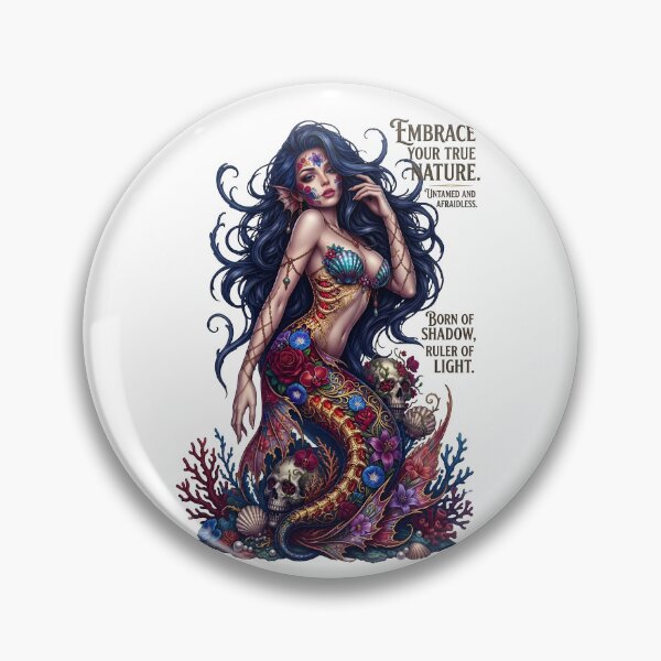 Item preview, Mermaid Shadow Light Nature designed and sold by Sovereign Supply Co..