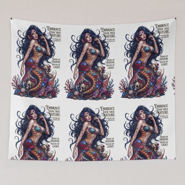Item preview, Mermaid Shadow Light Nature designed and sold by Sovereign Supply Co..