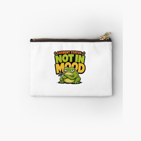 Item preview, Current Status: Not In Mood | Grumpy Frog Meme Design designed and sold by Lovestickerco.