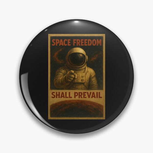Item preview, Vintage Space Explorer Propaganda Style Poster designed and sold by Genius Geek.