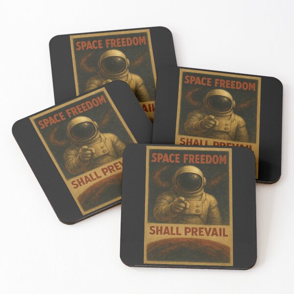 Item preview, Vintage Space Explorer Propaganda Style Poster designed and sold by Genius Geek.