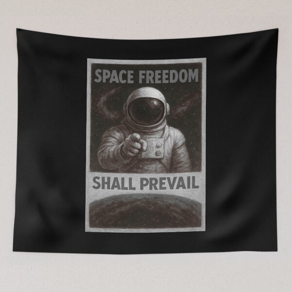 Item preview,  Vintage Space Explorer Propaganda Style Poster designed and sold by Genius Geek.