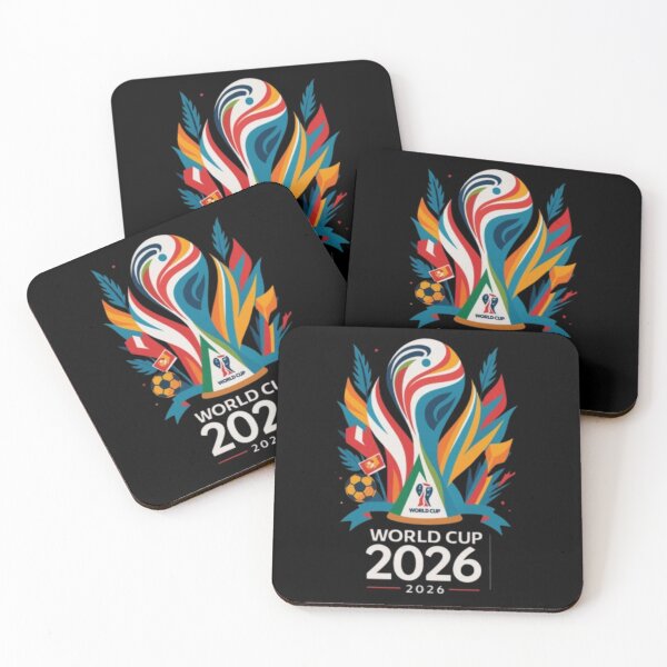 Item preview, Vibrant World Cup 2026 Colorful Abstract Graphic Tee - Artistic Football Fan Apparel designed and sold by Bulk store .
