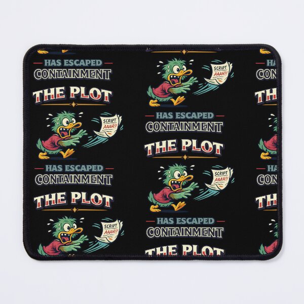 Item preview, The Plot Has Escaped Containment Funny Writer Duck Design designed and sold by TeeTimeTreasure.