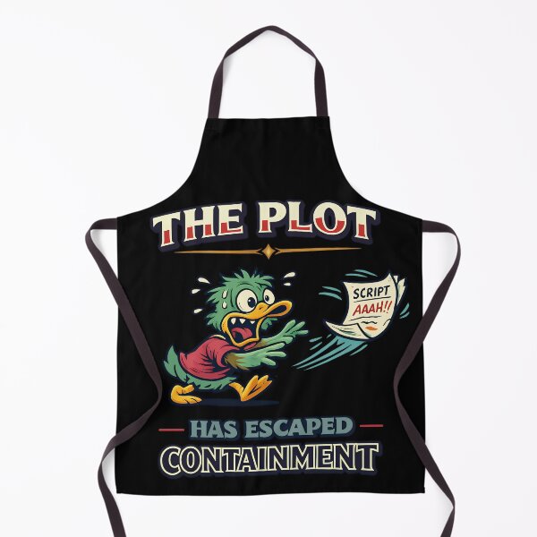 Item preview, The Plot Has Escaped Containment Funny Writer Duck Design designed and sold by TeeTimeTreasure.
