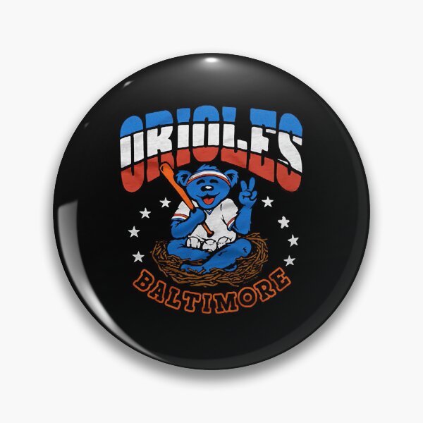 Item preview, Baltimore Orioles Baseball Grateful Dead Deadhead Bear designed and sold by Hewstyle.