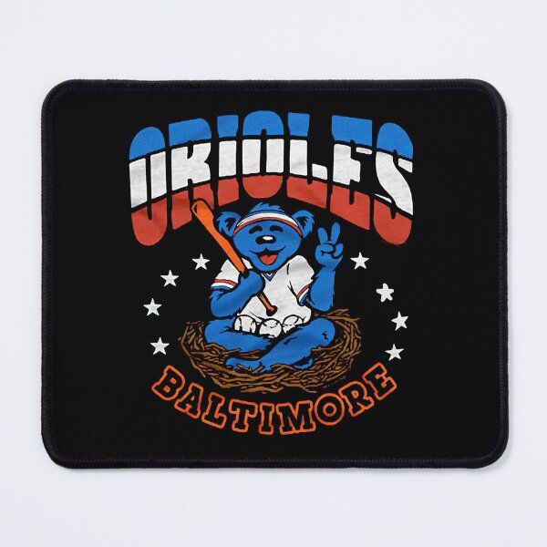 Item preview, Baltimore Orioles Baseball Grateful Dead Deadhead Bear designed and sold by Hewstyle.