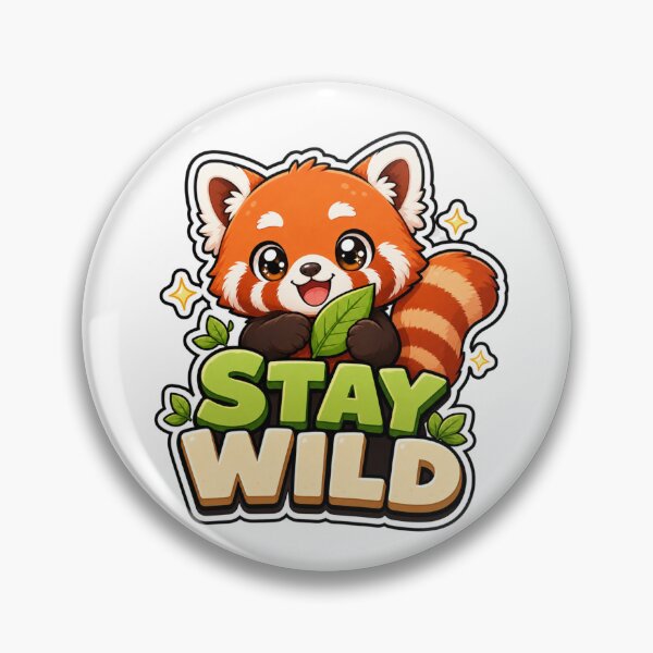 Item preview, Stay Wild Red Panda Kawaii designed and sold by BoosterShop.