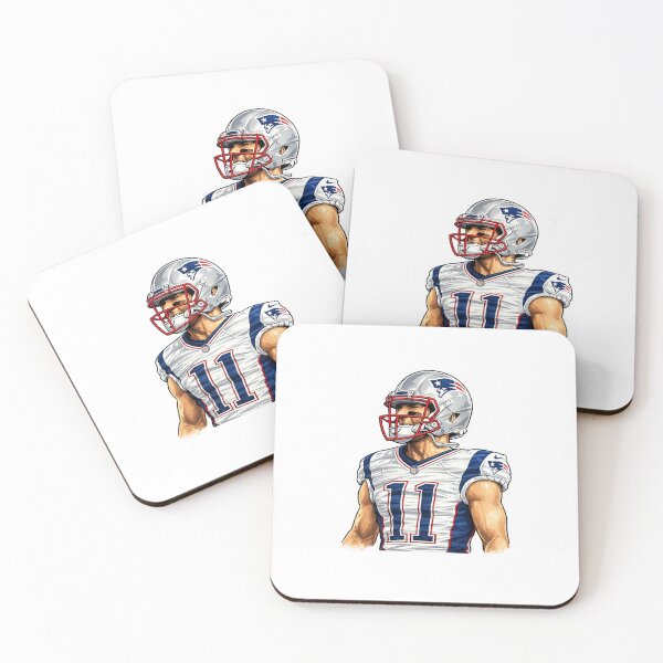 Item preview, Julian Edelman New England Patriots NFL designed and sold by Luke Foran Sports Art.