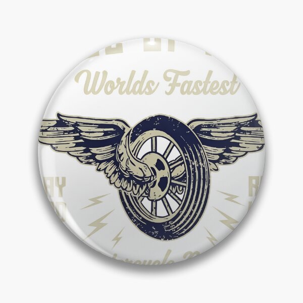 Item preview, Speed Winged Wheel Road Race Emblem designed and sold by msolgray.