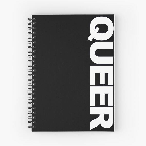 Item preview, QUEER — White Minimal Bold Type Statement designed and sold by WORDPAUSE.
