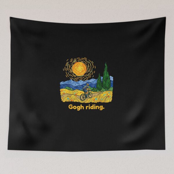 Item preview, Gogh Riding Funny Cycling Van Gogh Art Bike designed and sold by MatherFisher.