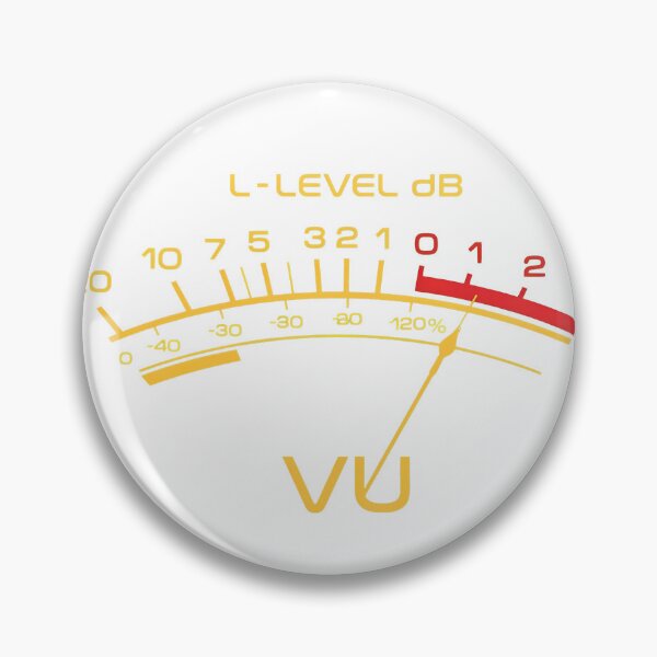 Item preview, Retro Audio Level Meter Sound Gauge Design designed and sold by msolgray.