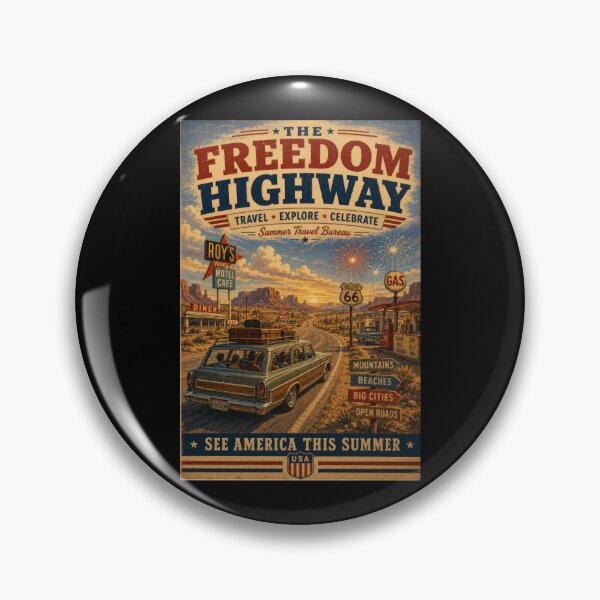 Item preview, Route 66 Road Trip Americana Travel Retro Summer Adventure designed and sold by TheTrendsDesk.