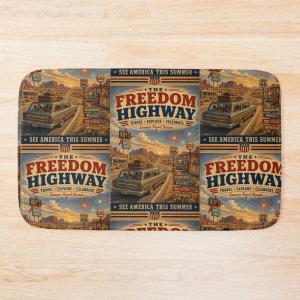 Item preview, Route 66 Road Trip Americana Travel Retro Summer Adventure designed and sold by TheTrendsDesk.