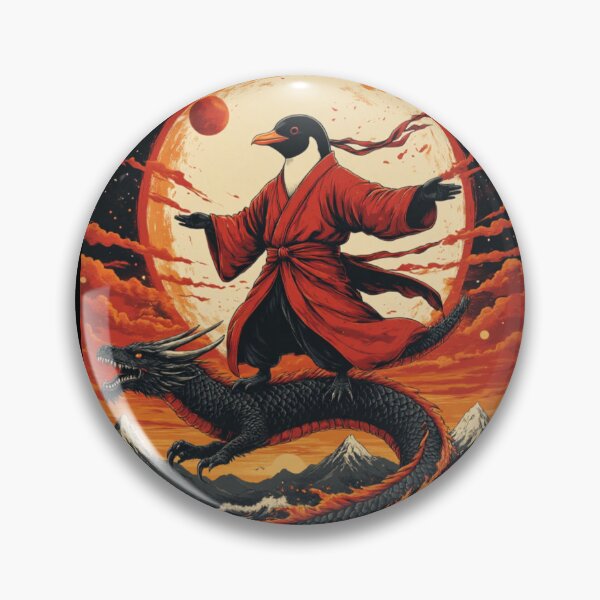 Item preview, Penguin Rider – Dragon of the Crimson Moon designed and sold by Dogandesighn.