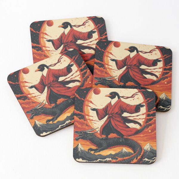 Item preview, Penguin Rider – Dragon of the Crimson Moon designed and sold by Dogandesighn.