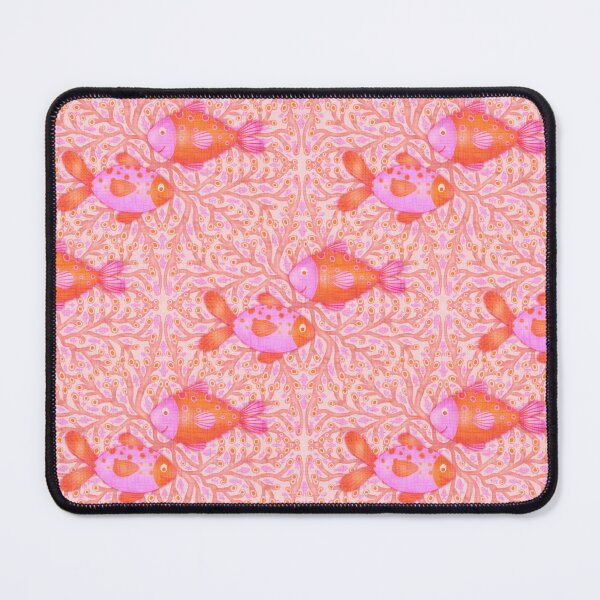 Item preview, Love Fish - Fish Love - two fish in love in front of coral reefs designed and sold by Sonja Birkelbach.