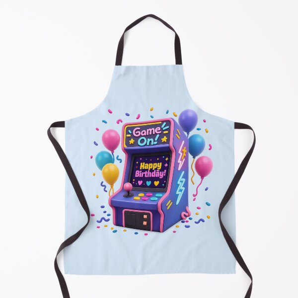 Item preview, Cute Retro Arcade Birthday Game On | Kawaii 3D Happy Birthday Art designed and sold by Moons Studio.