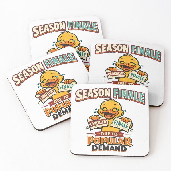 Item preview, Season Finale Cancelled Due To Popular Demand Funny TV Humor Duck Design designed and sold by TeeTimeTreasure.