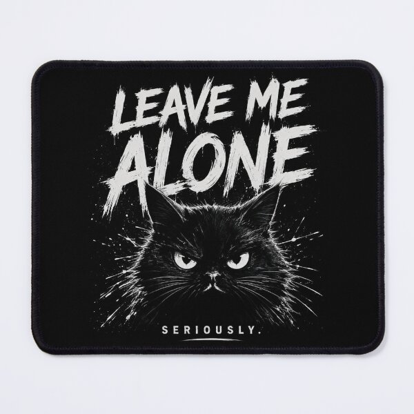 Item preview, Leave Me Alone Cat Funny Introvert Shirt designed and sold by KAIGEN7.