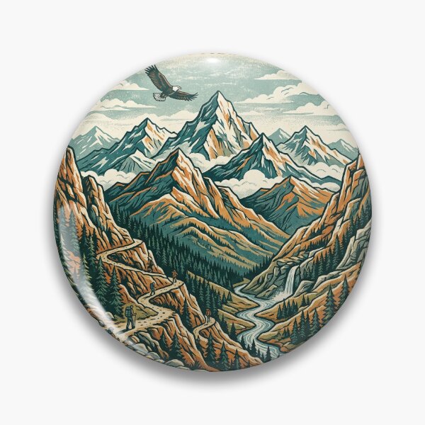 Item preview, The Mountains Are Calling Vintage Mountain Adventure designed and sold by PGRprint.