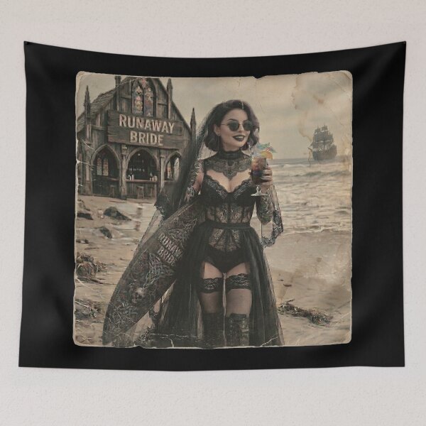 Item preview, Runaway Bride Beach Tavern designed and sold by Voodoo Store Paranormal Collections.