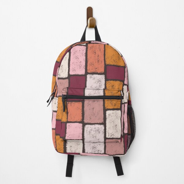 Item preview, Mosaic, paving stones in warm tones designed and sold by Sonja Birkelbach.