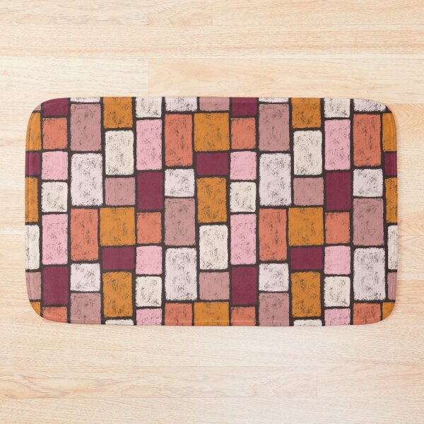 Item preview, Mosaic, paving stones in warm tones designed and sold by Sonja Birkelbach.