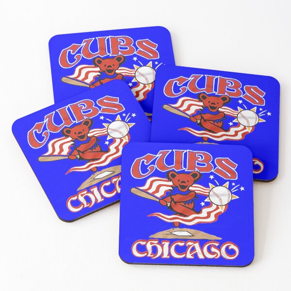 Item preview, Chicago Cubs Baseball Grateful Dead Deadhead Dancing Bear designed and sold by Hewstyle.