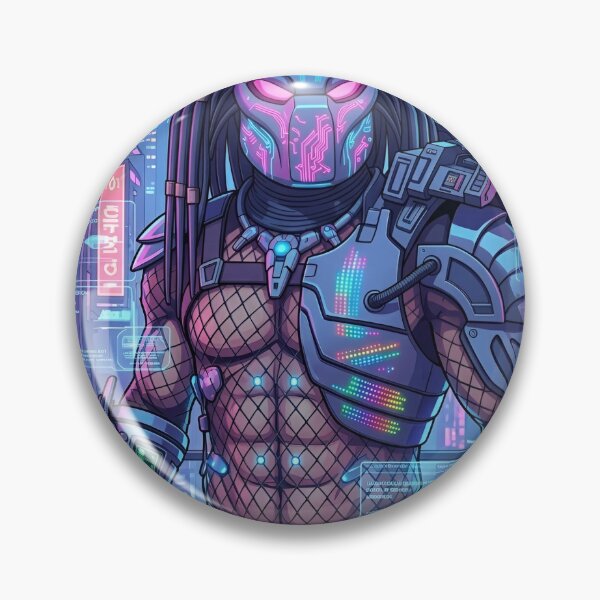 Item preview, Cyberpunk Predator Neon Cartoon Art designed and sold by PowerArtUa.