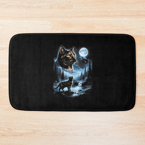 Item preview, Tortoiseshell Cat Howling to the Moon Vintage 90s Cat Lover designed and sold by MatherFisher.